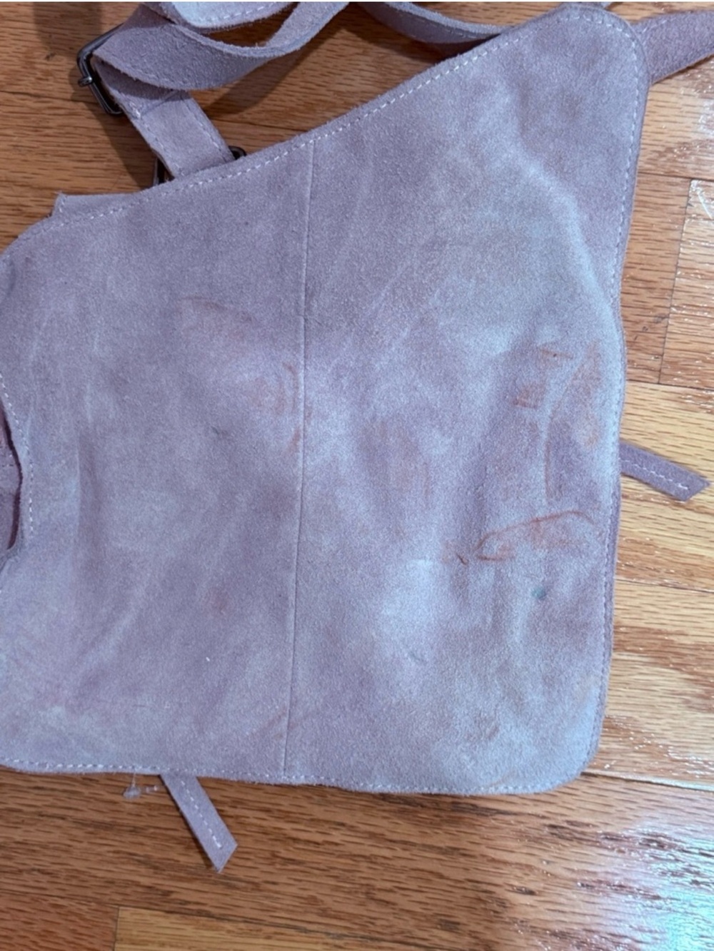 Free People Suede Crossbody Bag - Light Mauve - Picture 3 of 3